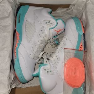 Jordan 5 Light Aqua